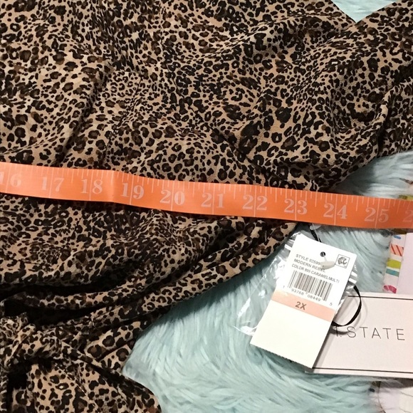 NWT 1. State Animal Print Modern Rebel Shirt Dress size 2X - Picture 7 of 8